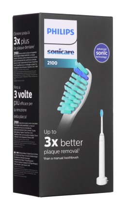 Philips | HX3651/13 Sonicare serii 2100 | Elektryczna szczoteczka do zębów | Akumulator | Dla dorosłych | Liczba główek szczotec